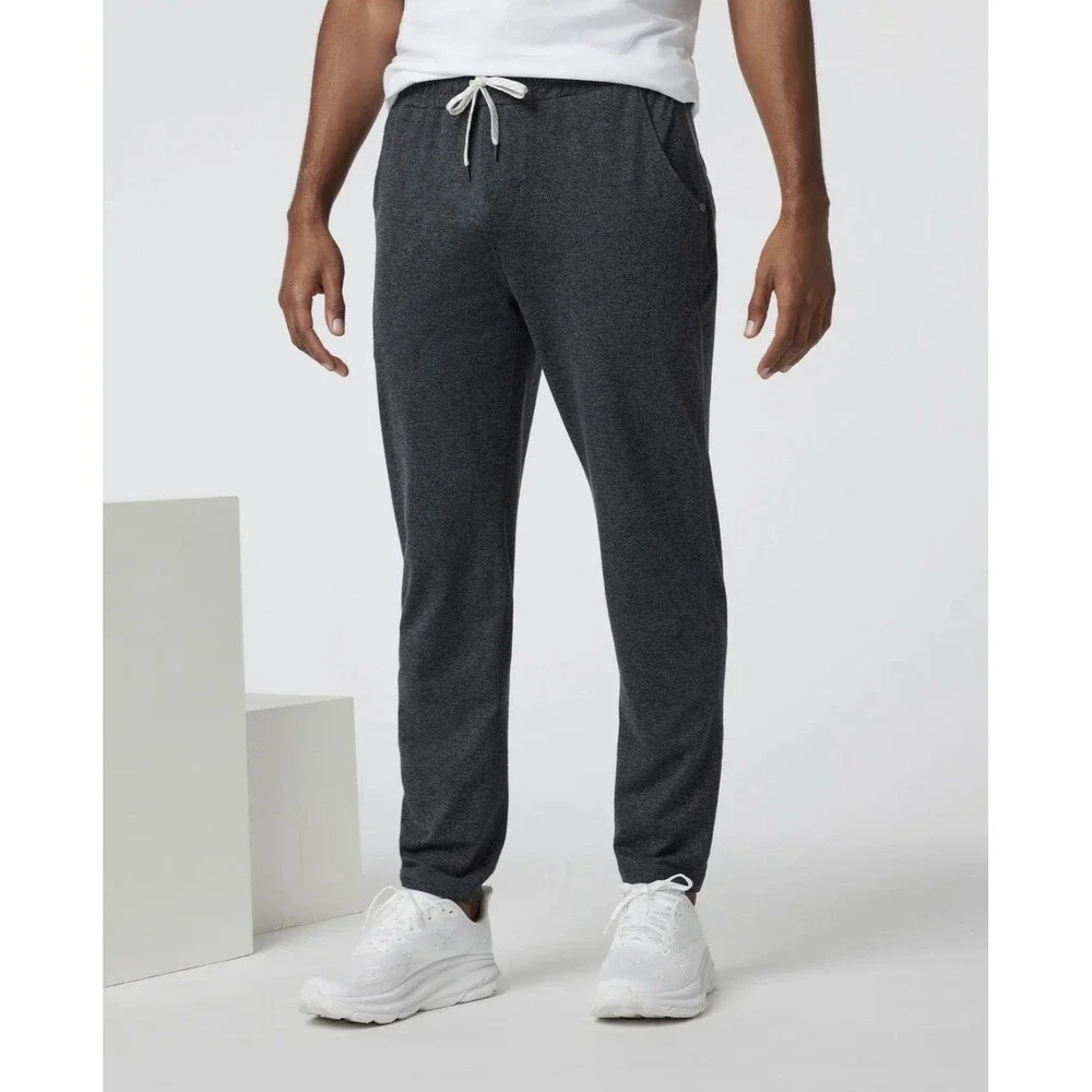Vuori Men’s Ponto Performance Pant Charcoal Heather Gray Size XL EUC